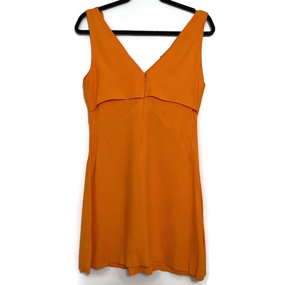 Zara Vibrant Orange mini sundress size medium - Picture 2 of 9